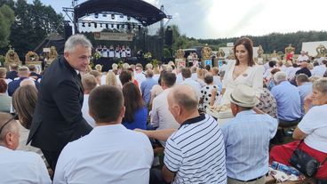 Gmina Ostrówek była gospodarzem niedzielnych Dożynek Powiatu Wieluńskiego